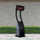 Bromic Heating 85" Tungsten Smart-Heat™ Propane Gas Freestanding Portable Patio Heater, 38,500 BTU [BH0510001] (SAK73814)