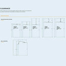 Bromic Heating Eclipse Smart-Heat™ 28-Inch Dual Element 240V Electric Infrared Patio Heater, 2900W [BH0920001-1] (SAK41624)