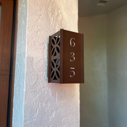 RadiantLight Address Marker Wall Sconces - Outdoor Wall Lights