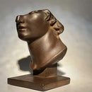 GobekUsa Abstract Human Face Sculpture, Realistic Figure Art Statue for Home Decoration by Decorbites