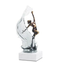GobekUsa Ballet Dancer Figure Sculpture Clear Water Wave Home Decor