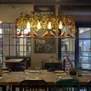 GobekUsa Birdcage Pendant Lights for Chic Decor - Garland Hanging Lamps