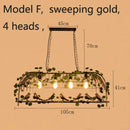 GobekUsa Birdcage Pendant Lights for Chic Decor - Garland Hanging Lamps
