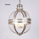 GobekUsa Bronze Black Glass Globe Chandelier for Foyer