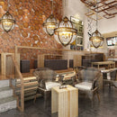 GobekUsa Bronze Black Glass Globe Chandelier for Foyer