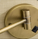GobekUsa Bronze Brass Wall Mounted 8" LED Makeup Mirror 3X/1X Magnification