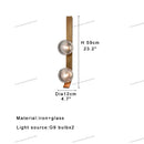 GobekUsa Bronze Bubble Glass Wall Sconce Lamps for Bedroom Bathroom Decor