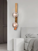 GobekUsa Bronze Bubble Glass Wall Sconce Lamps for Bedroom Bathroom Decor