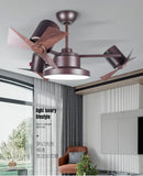 GobekUsa Ceiling Fan with Invisible Blades for Living Room, Bedroom, and Restaurant