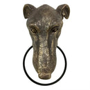 GobekUsa Dog Head Door Knocker Pendant Resin Wall Decoration, Courtyard Crafts