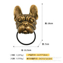 GobekUsa Dog Head Door Knocker Pendant Resin Wall Decoration, Courtyard Crafts