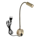GobekUsa Bronze Gooseneck LED Wall Lamp Bedroom Bedside Sconce Spot Lighting