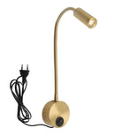 GobekUsa Bronze Gooseneck LED Wall Lamp Bedroom Bedside Sconce Spot Lighting