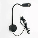 GobekUsa Bronze Gooseneck LED Wall Lamp Bedroom Bedside Sconce Spot Lighting