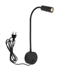 GobekUsa Bronze Gooseneck LED Wall Lamp Bedroom Bedside Sconce Spot Lighting