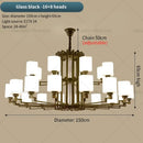 2024 New Duplex Villa Chandelier: GobekUsa High Jump Floor Hollow Lamps Lighting
