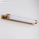 GobekUsa Bronze LED Wall Light Sconce for Minimalist Bathroom Vanity Lighting