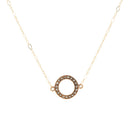 Bronze Marcasite Necklace