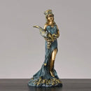 GobekUsa Greek Wealth Goddess Fortuna Figurine Plouto Fortune Sculpture Decor Gift