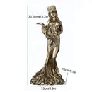 GobekUsa Greek Wealth Goddess Fortuna Figurine Plouto Fortune Sculpture Decor Gift