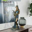 GobekUsa Greek Wealth Goddess Fortuna Figurine Plouto Fortune Sculpture Decor Gift