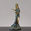 GobekUsa Greek Wealth Goddess Fortuna Figurine Plouto Fortune Sculpture Decor Gift