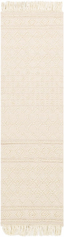Brothers Beige Wool&Cotton Rug - Clearance