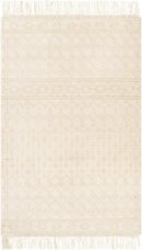 Brothers Beige Wool&Cotton Rug - Clearance