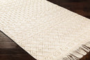 Brothers Beige Wool&Cotton Rug - Clearance
