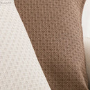 Brown & beige faux leather cushion cover 45x45cm living room decor by Decorbites