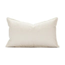 Brown & beige faux leather cushion cover 45x45cm living room decor by Decorbites