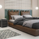 Brown, Beige Polished Allegro Cement Tiles 8x8