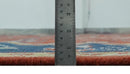 Brown Blue Beige Wool Area Rug - Traditional Oriental Hand Knotted