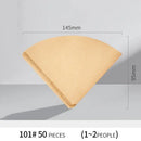 Brown filter paper coffee cone – kitchen brewing accessory by Decorbites