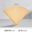 Brown filter paper coffee cone – kitchen brewing accessory by Decorbites