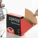 Brown filter paper coffee cone – kitchen brewing accessory by Decorbites