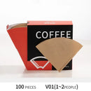 Brown filter paper coffee cone – kitchen brewing accessory by Decorbites