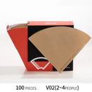 Brown filter paper coffee cone – kitchen brewing accessory by Decorbites