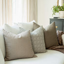 Camille Neutral Botanical Pillow Cover
