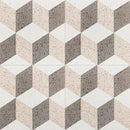 Brown, Light Brown, Beige Polished Grave Cement Tiles 8x8