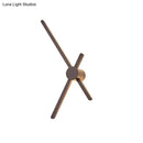 GobekUsa Brown Metal Post Modern Wall Sconce - Stylish Living Room Lighting