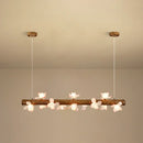GobekUsa Brown Modern Linear Island Pendant Metal Lamp