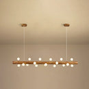 GobekUsa Brown Modern Linear Island Pendant Metal Lamp