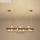 GobekUsa Brown Modern Linear Island Pendant Metal Lamp