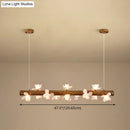 GobekUsa Brown Modern Linear Island Pendant Metal Lamp
