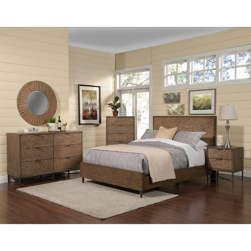 Brown Pearl Dresser, Brown Bronze