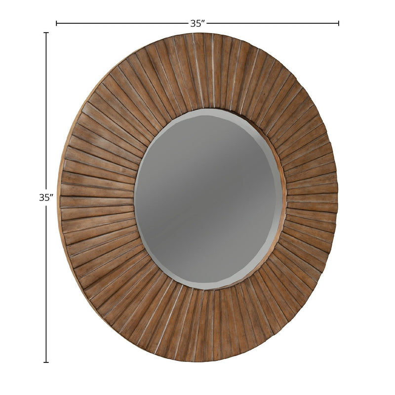 Brown Pearl Mirror, Brown Bronze