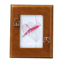 GobekUsa Brown Weave Leather Photo Frame | Minimalist Desk Decoration | Aesthetic Room Decor