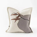 GobekUsa Auspicious Clouds Jacquard Throw Pillow Cover-Luxury Decorative Cushion Case