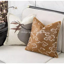 GobekUsa Auspicious Clouds Jacquard Throw Pillow Cover-Luxury Decorative Cushion Case